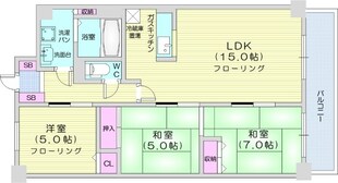 オークコート141の物件間取画像